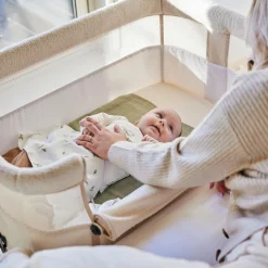 Co-Sleepers|Bundels & Combideals*Prénatal Teddy Co-sleeper Bella ivory white & Essential Co-sleeper matras