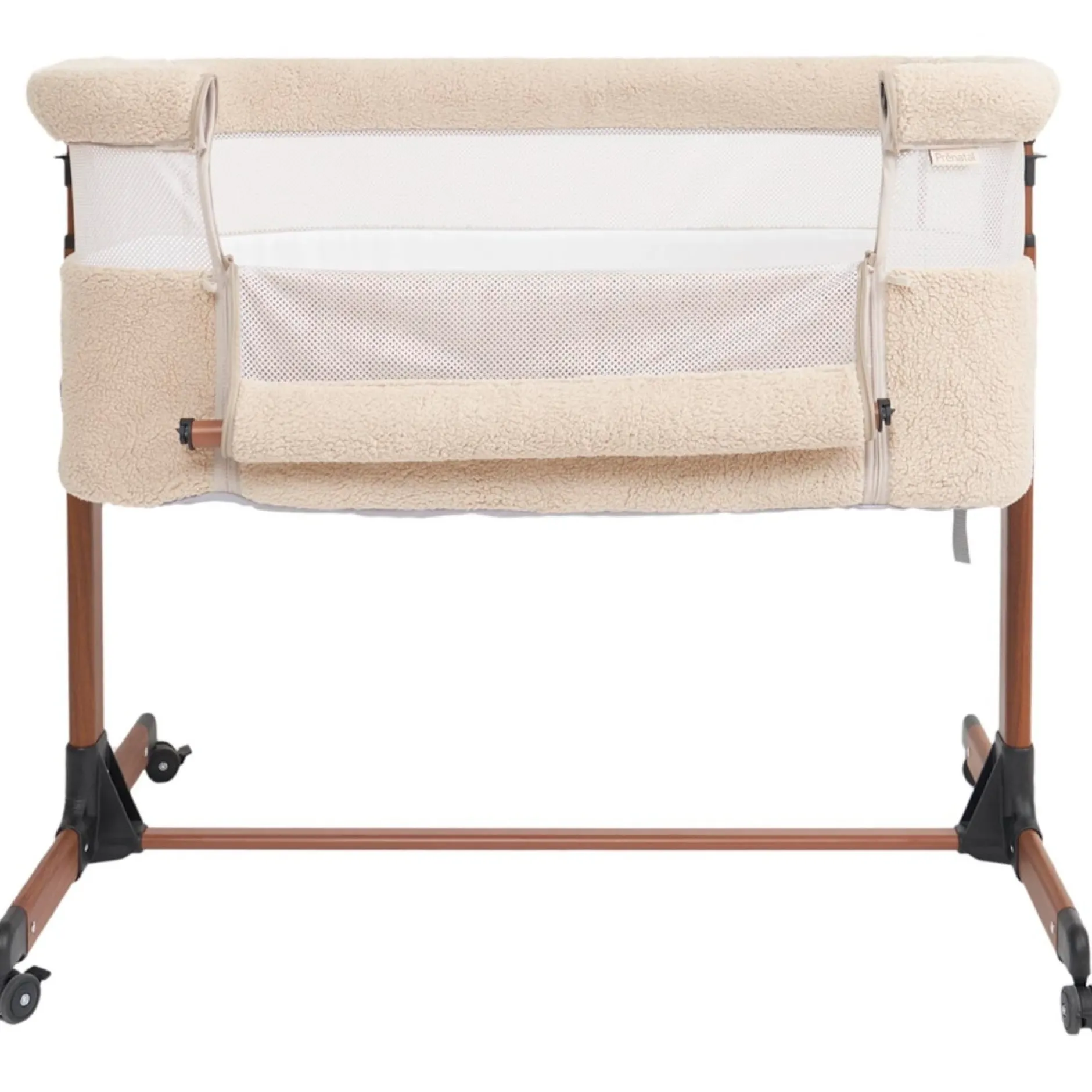 Bundels & Combideals|Co-Sleepers*Prénatal Teddy Co-sleeper Bella sandbrown & Essential Co-sleeper matras