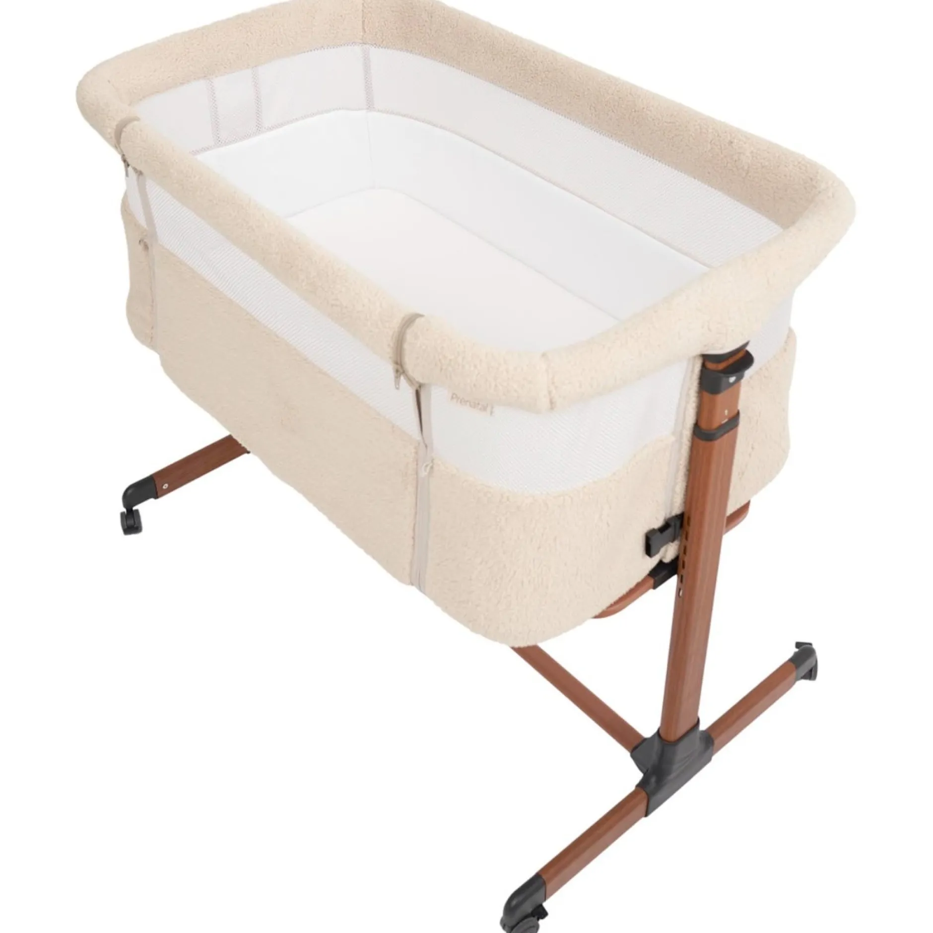 Bundels & Combideals|Co-Sleepers*Prénatal Teddy Co-sleeper Bella sandbrown & Essential Co-sleeper matras