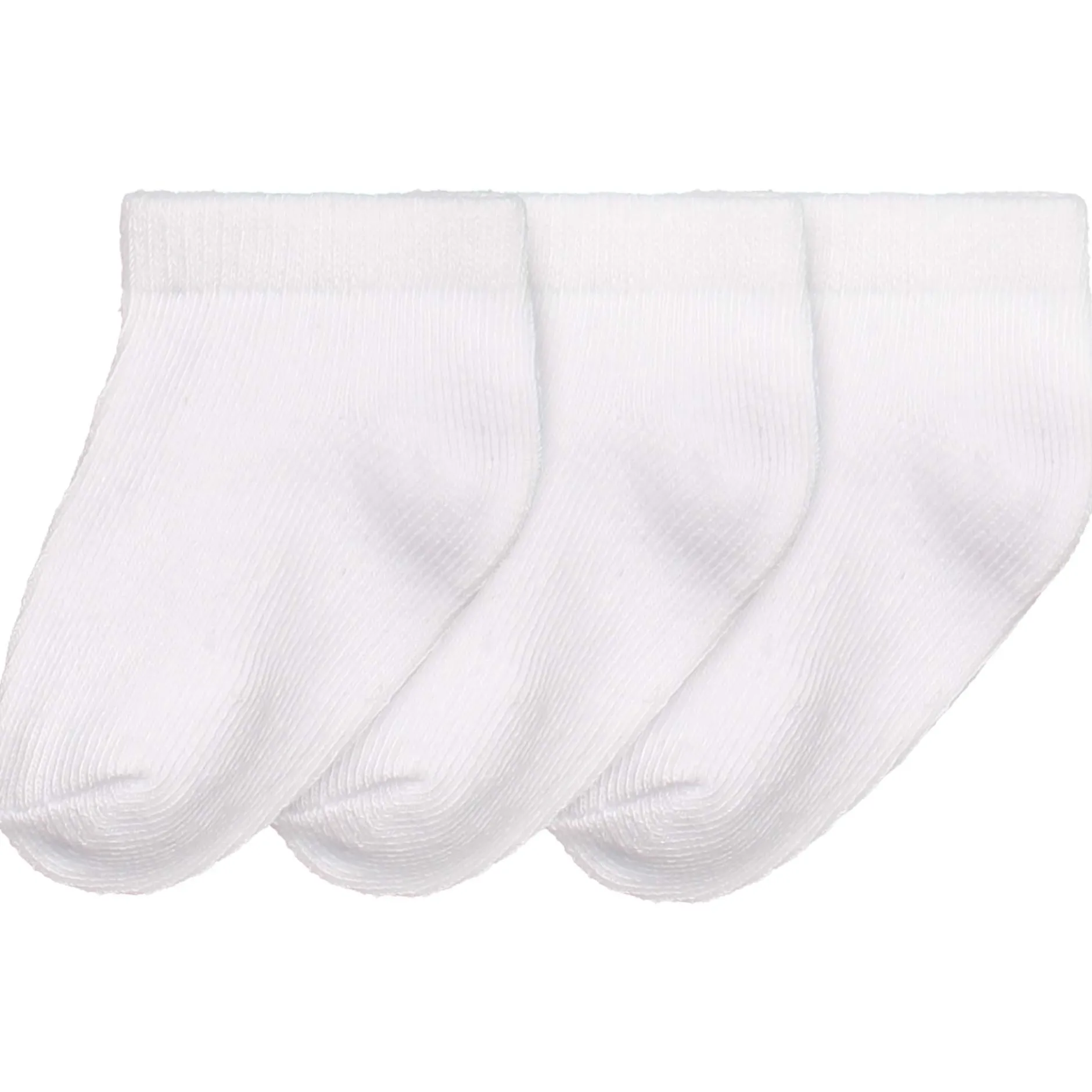 Sokken|Sokken & Maillots*Prénatal unisex footies 3-pack wit White