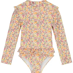 Zwemkleding|Zwemkleding*Prénatal UV zwempak bloemen lange mouwen all over print Multi