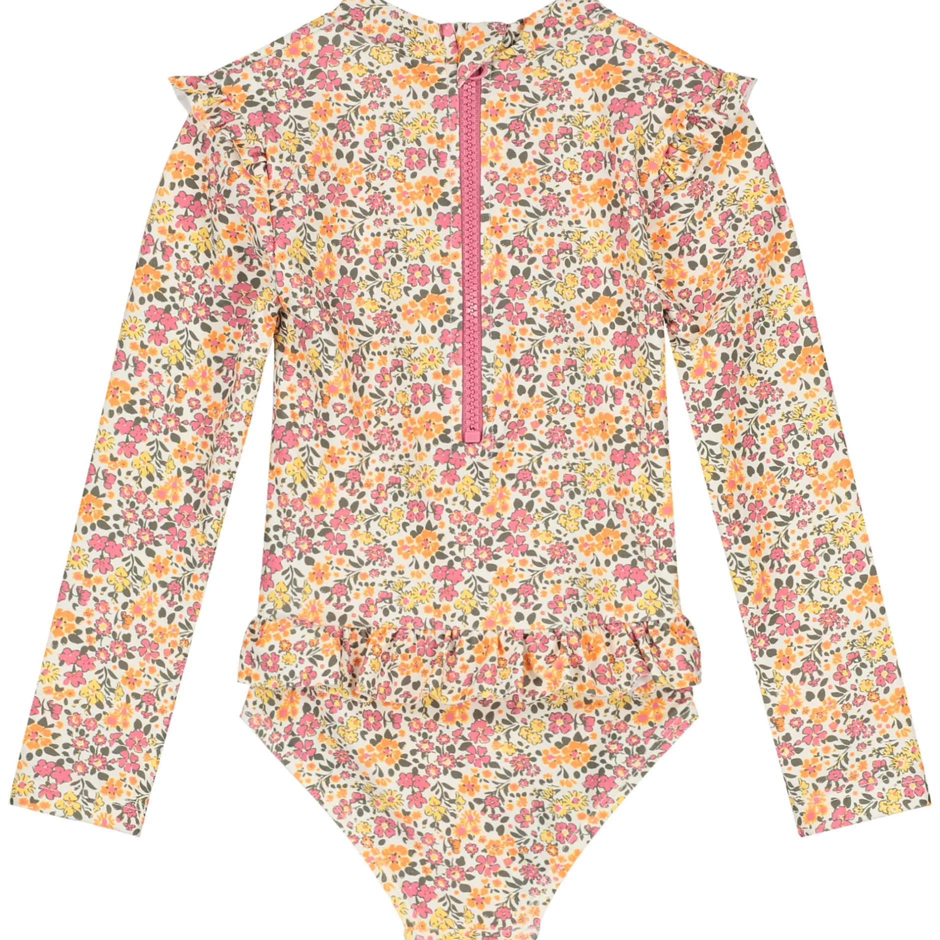 Zwemkleding|Zwemkleding*Prénatal UV zwempak bloemen lange mouwen all over print Multi