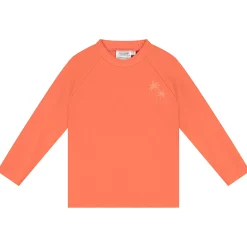Zwembroeken|Zwemkleding*Prénatal UV zwemshirt neon lange mouwen  oranje Coralred