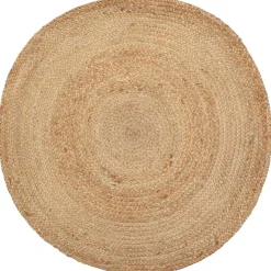 Vloerkleden*Prénatal vloerkleed rond jute naturel