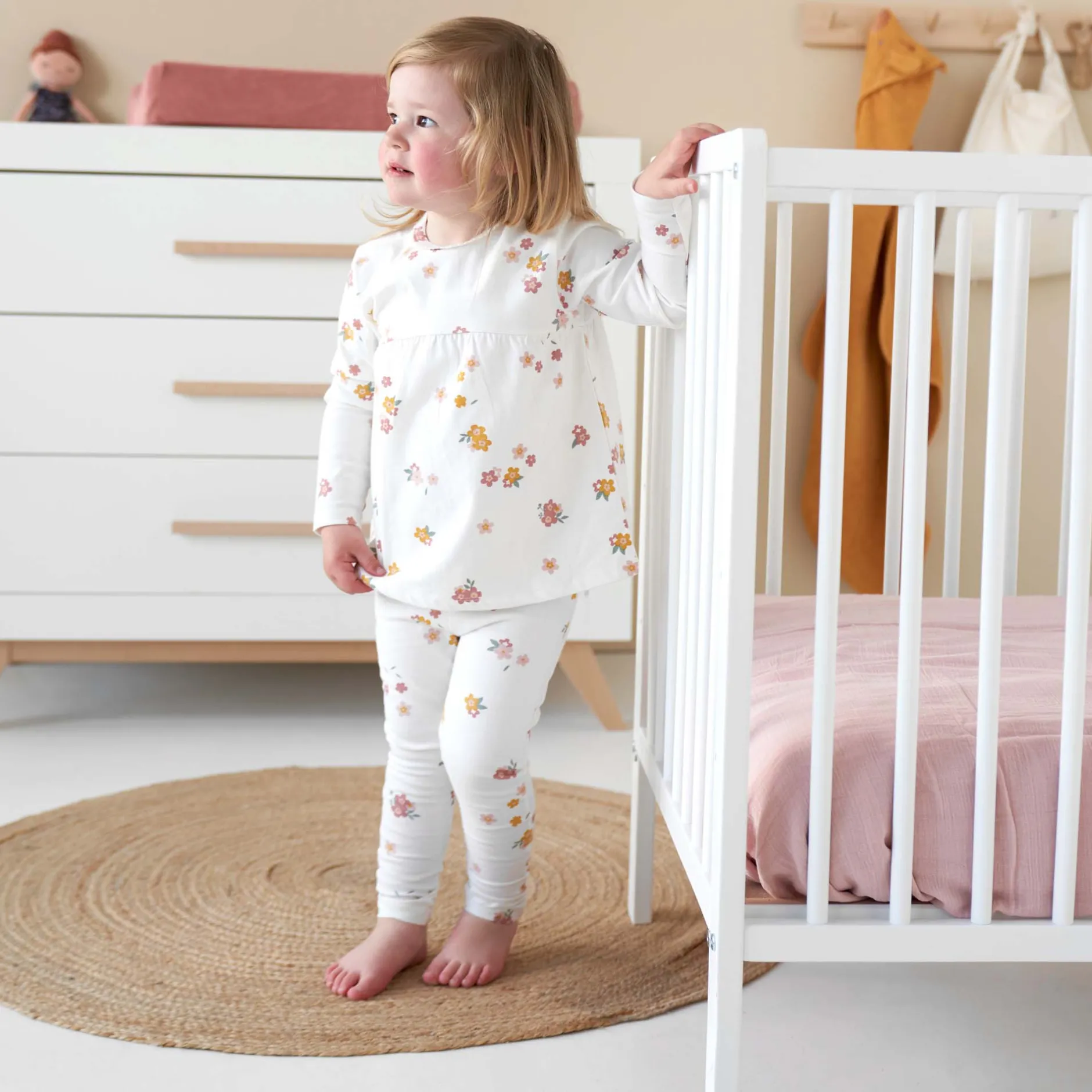 Vloerkleden*Prénatal vloerkleed rond jute naturel