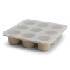 Melkpoedertorens & Bewaarbakjes*Prénatal voedingsbakjes siliconen 9 x 50ml beige