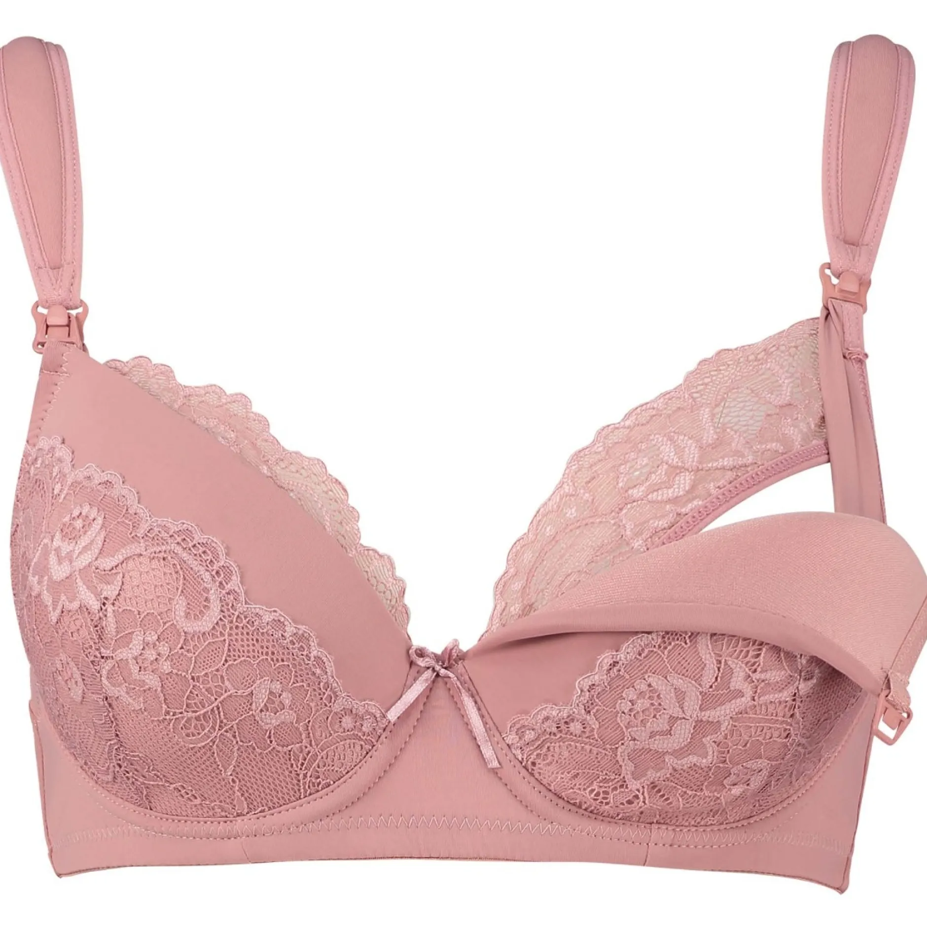 Borstkolven|Slips*Prénatal voedingsbh & slip Sugar Pink