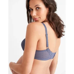 Borstkolven|Slips*Prénatal voedingsbh & slip Blue Grey
