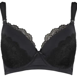 Borstkolven|Slips*Prénatal voedingsbh & slip Black