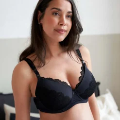 Borstkolven|Slips*Prénatal voedingsbh & slip Black