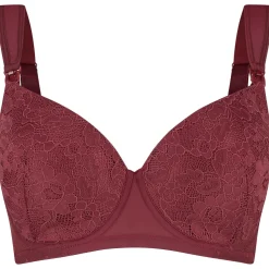 Borstkolven|Slips*Prénatal voedingsbh & slip rood Winered