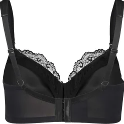 Borstkolven|Pyjama's*Prénatal voedingsbh  effen zwart Black