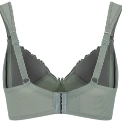 Borstkolven|Bh's*Prénatal voedingsbh rib  effen groen Light Khaki Green