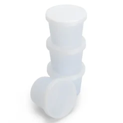 Melkpoedertorens & Bewaarbakjes*Prénatal voedingspotjes bewaarbakjes 4 stuks naturel