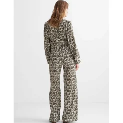 Voedingstops|Shirts & Tops*Prénatal voedingstop lange mouwen all over print beige Almond