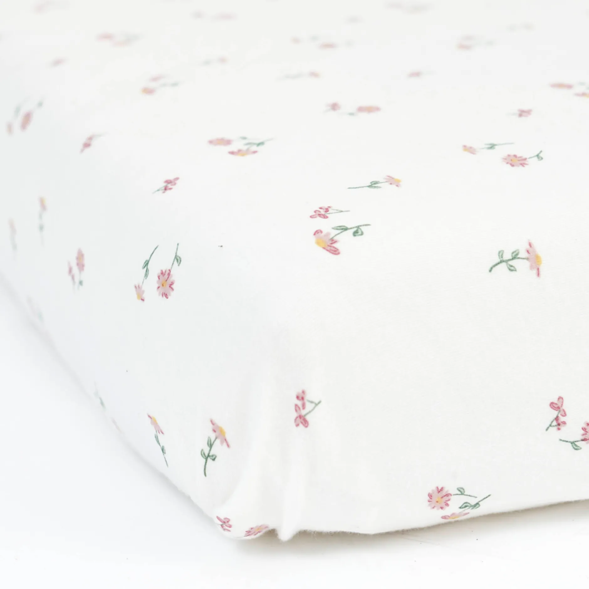 Hoeslakens*Prénatal wieg hoeslaken daisy multi