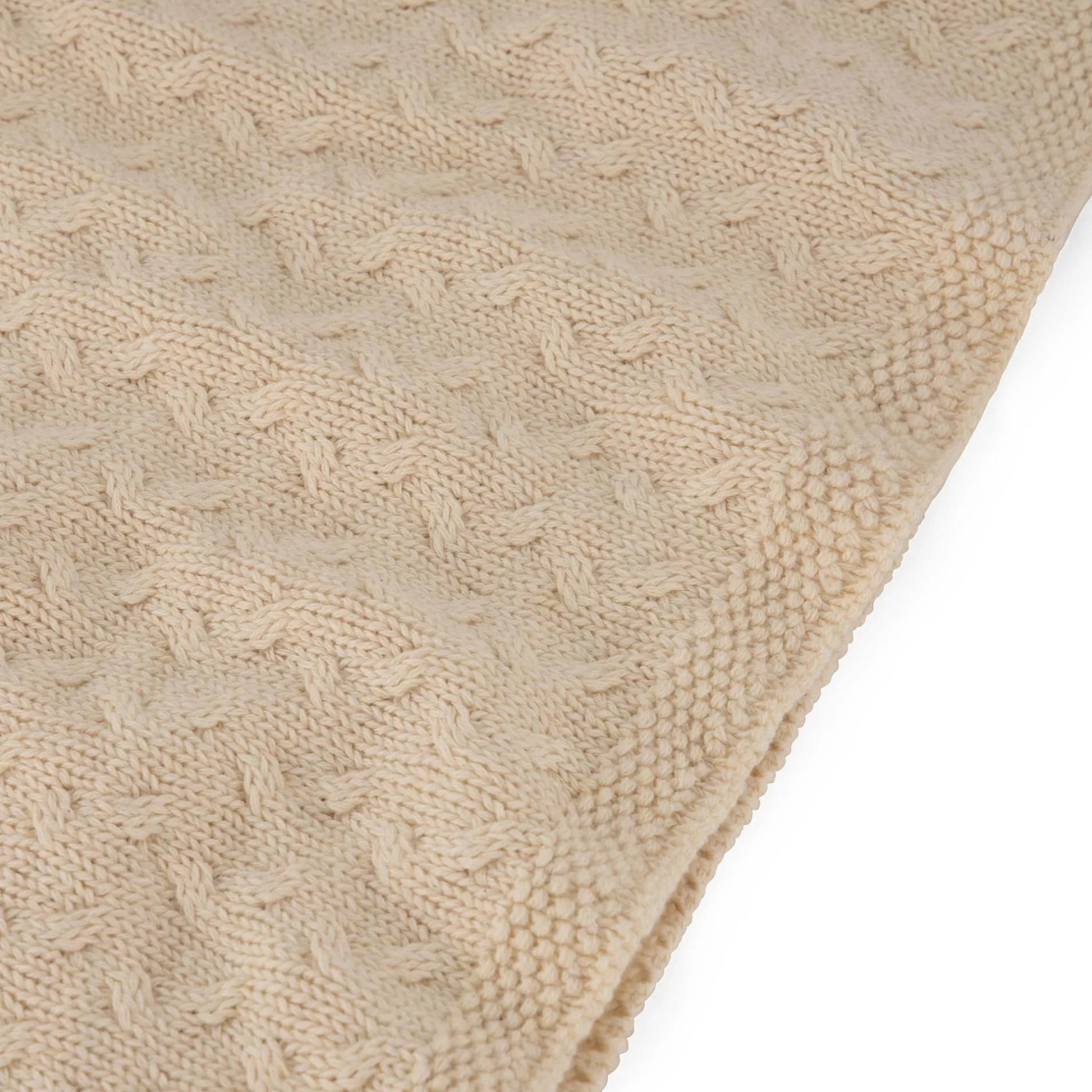 Dekens*Prénatal wiegdeken beige