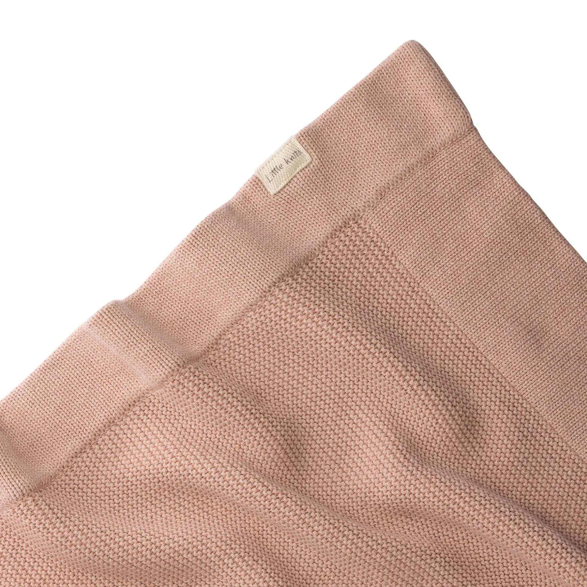 Dekens*Prénatal wiegdeken Little Knits roze