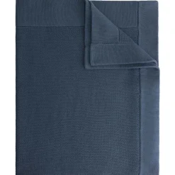 Dekens*Prénatal wiegdeken Little Knits blauw