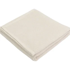 Dekens*Prénatal wiegdeken wafel beige