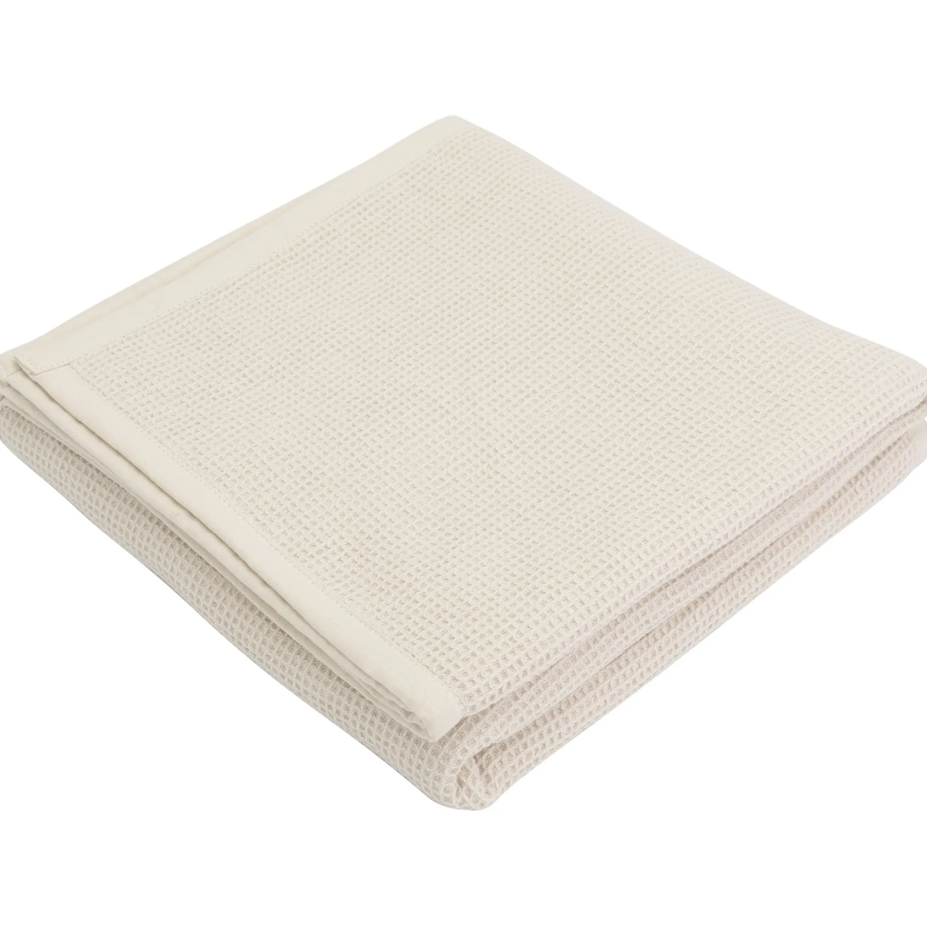 Dekens*Prénatal wiegdeken wafel beige