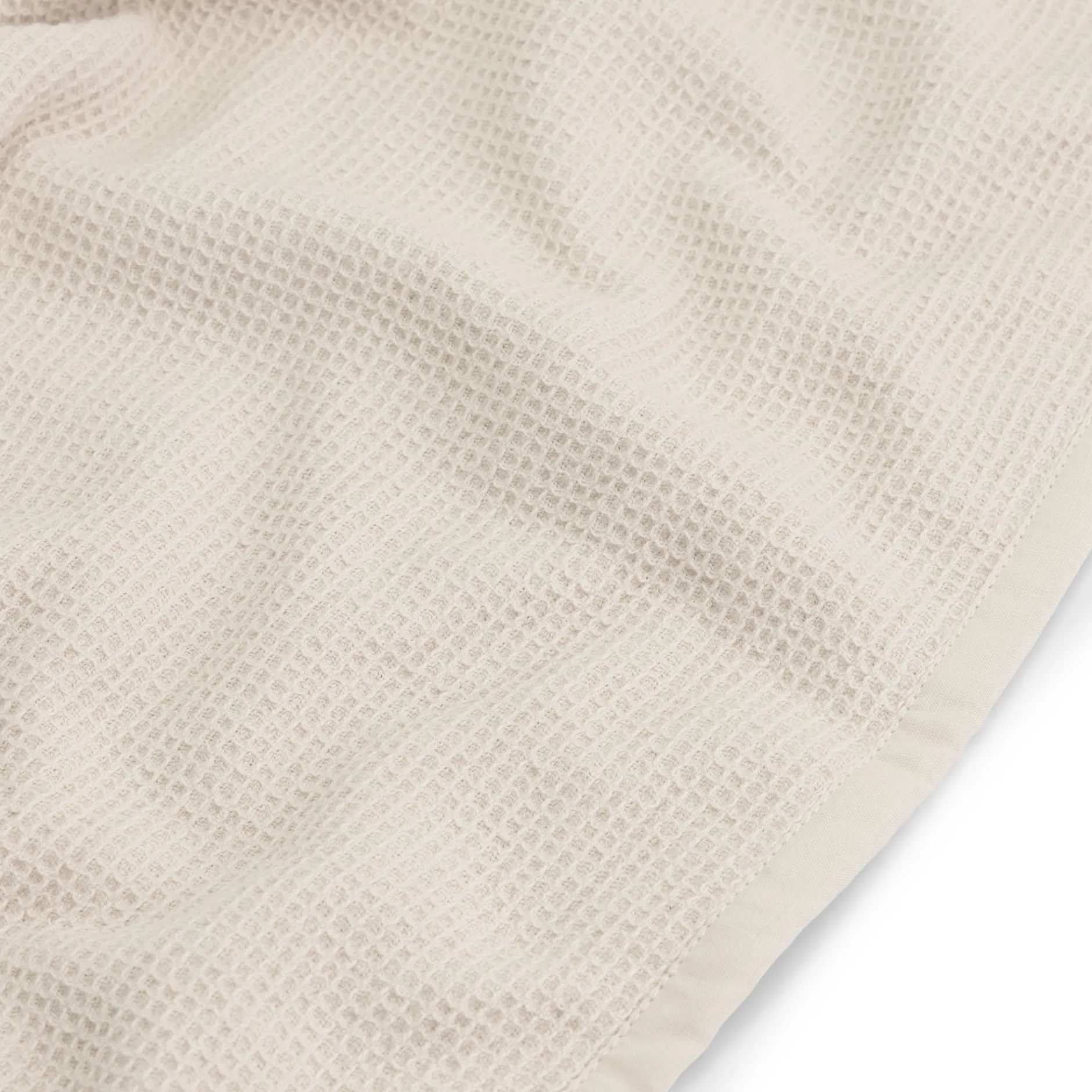 Dekens*Prénatal wiegdeken wafel beige