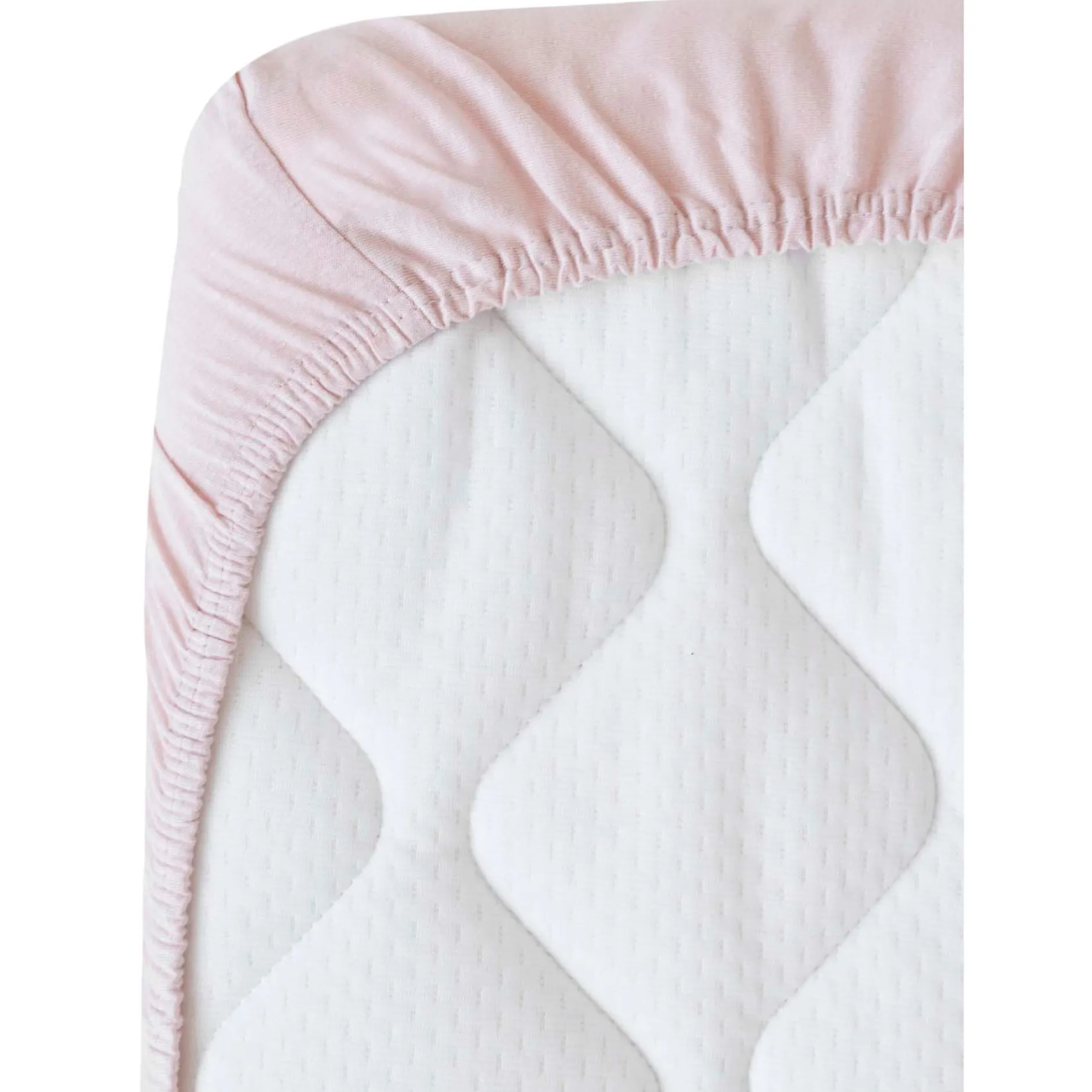 Hoeslakens*Prénatal wieghoeslaken roze