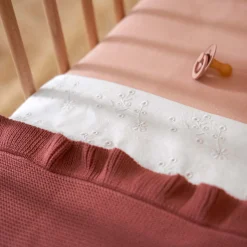 Lakens*Prénatal wieglaken broderie wit