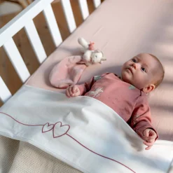 Lakens*Prénatal wieglaken Fairytale wit