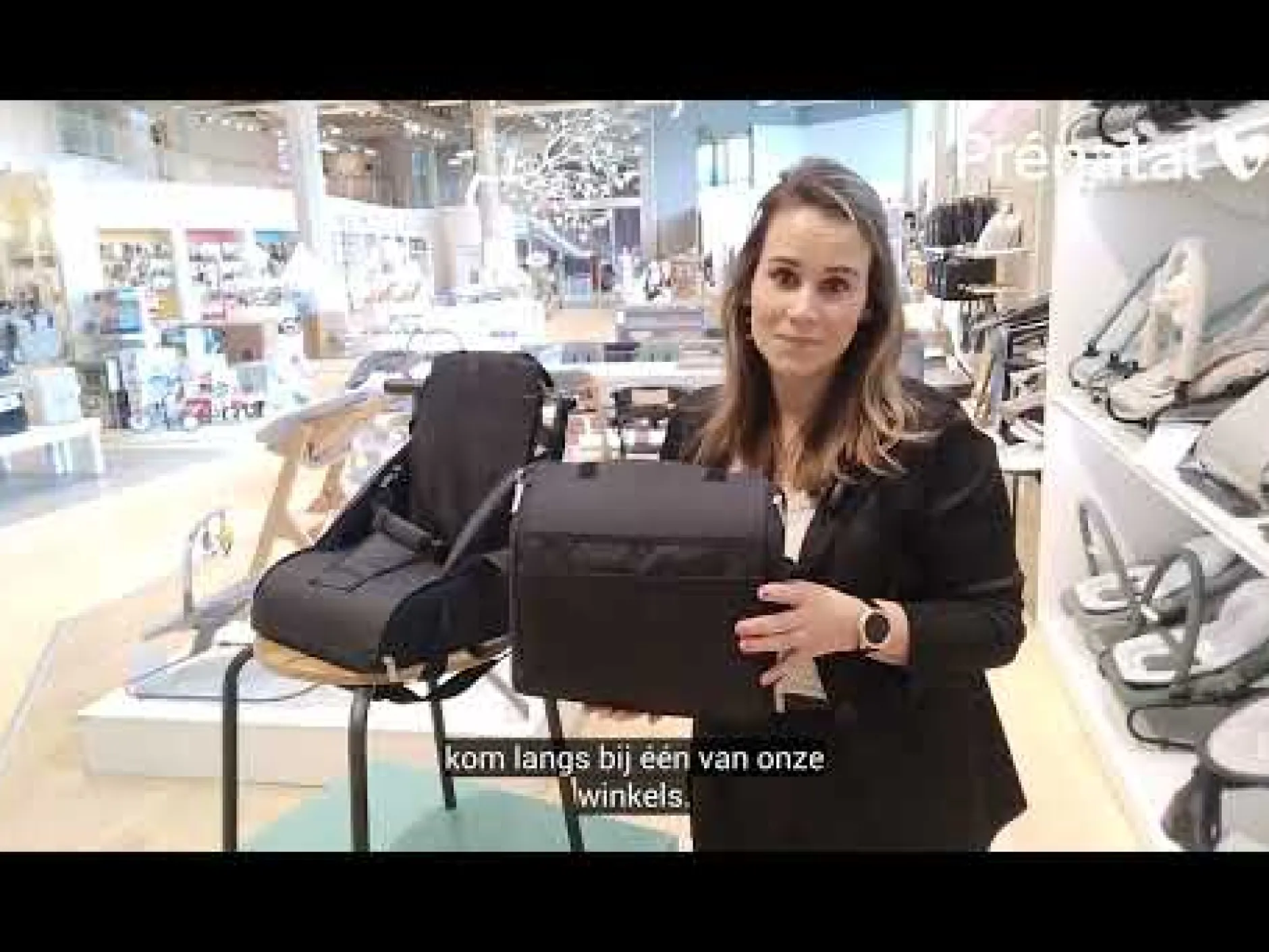 Kinderstoel Accessoires*Prénatal zitverhoger voor stoel Black
