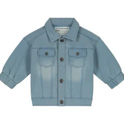Jassen|Jassen*Prénatal zomerjas lange mouwen effen blauw Denim