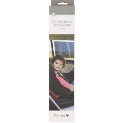 Zonneschermen|Autostoelen Groep 1*Prénatal zonneschermpjes zelfklevend 2 stuks Black