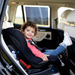 Zonneschermen|Autostoelen Groep 1*Prénatal zonneschermpjes zelfklevend 2 stuks Black