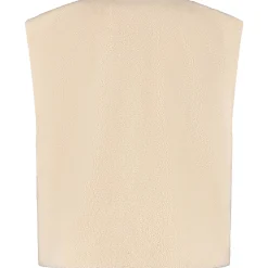 Truien & Vesten*Prénatal zwangerschapgilet korte mouwen effen beige Ecru