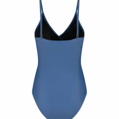 Badkleding*Prénatal zwangerschapsbadpak effen blauw Blue