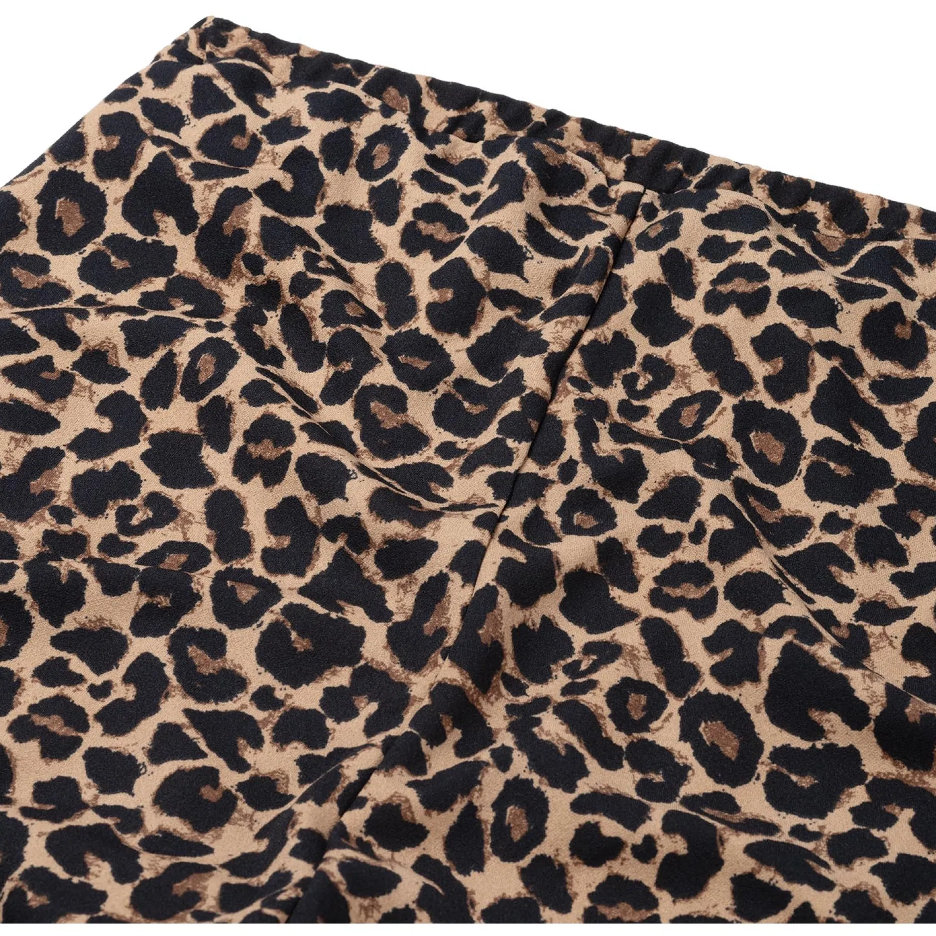 Broeken*Prénatal zwangerschapsbroek lang dierenprint zwart Black