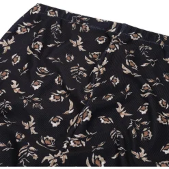 Broeken*Prénatal zwangerschapsbroek lang bloemen multi Black