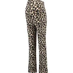 Broeken*Prénatal zwangerschapsbroek lang all over print beige Almond