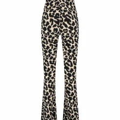 Broeken*Prénatal zwangerschapsbroek lang panterprint beige Almond