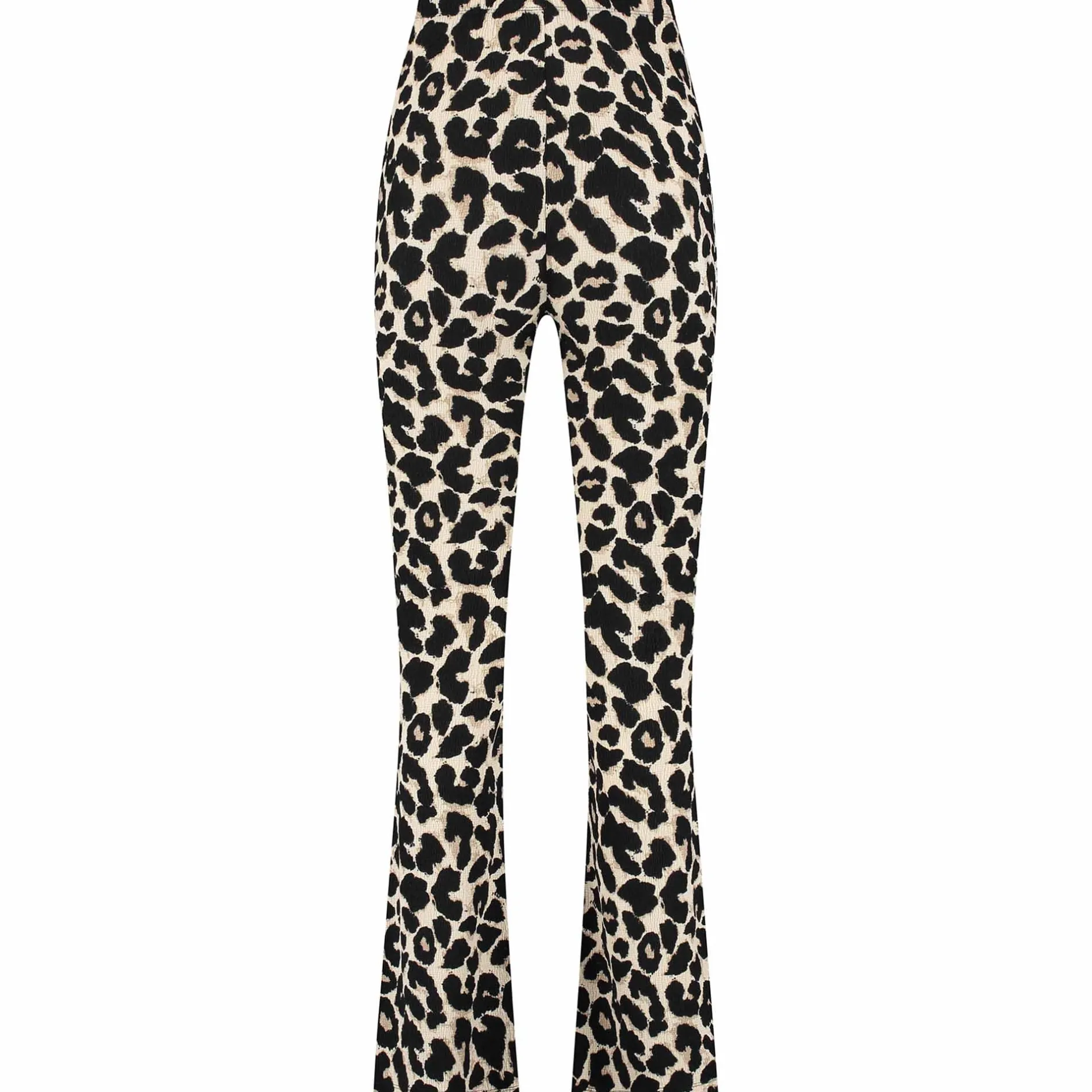 Broeken*Prénatal zwangerschapsbroek lang panterprint beige Almond