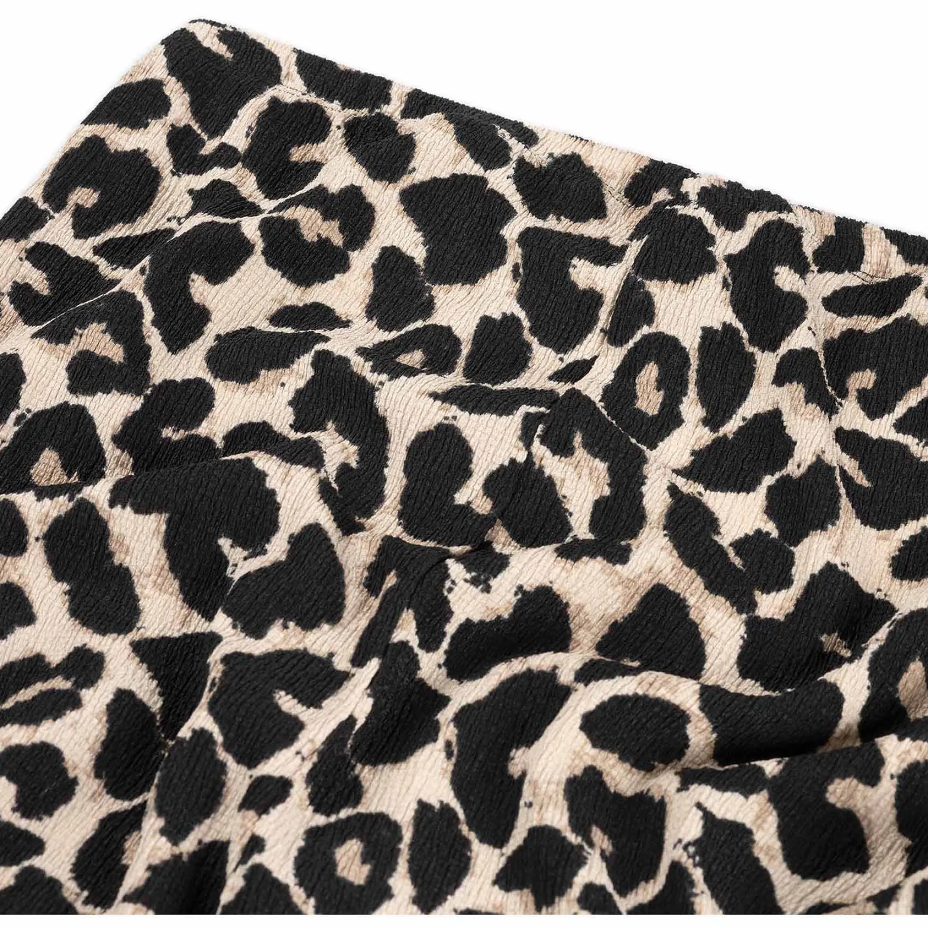 Broeken*Prénatal zwangerschapsbroek lang panterprint beige Almond