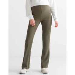 Basics|Broeken*Prénatal zwangerschapsbroek lang effen groen Dark Leaf Green