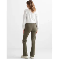 Basics|Broeken*Prénatal zwangerschapsbroek lang effen groen Dark Leaf Green