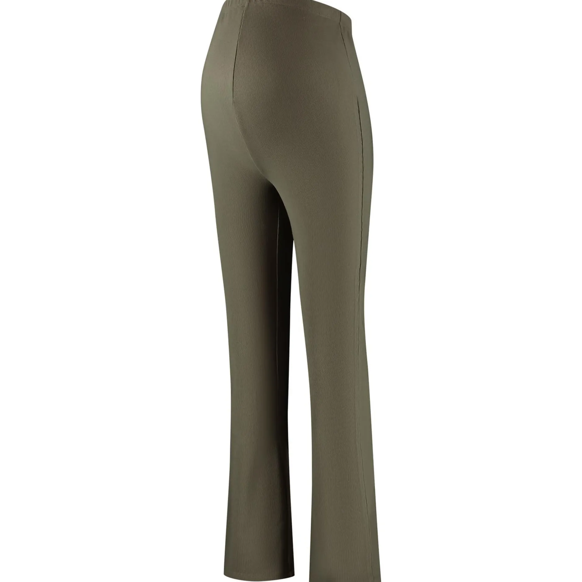 Basics|Broeken*Prénatal zwangerschapsbroek lang effen groen Dark Leaf Green