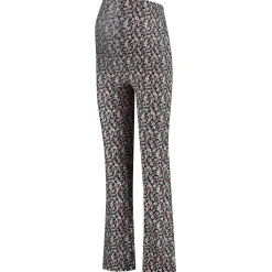 Basics|Broeken*Prénatal zwangerschapsbroek lang all over print zwart Black