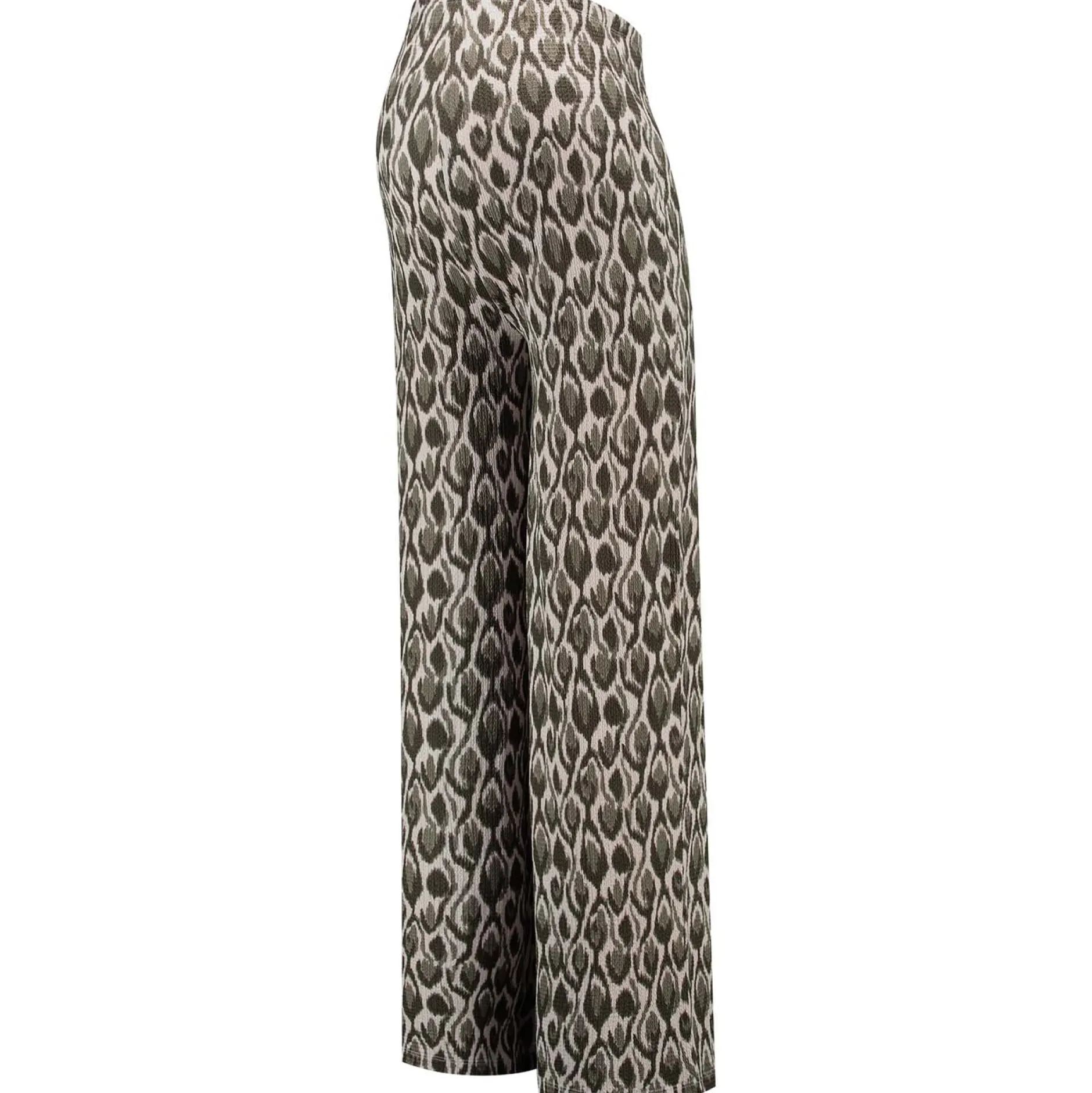 Broeken*Prénatal zwangerschapsbroek lang all over print beige Almond