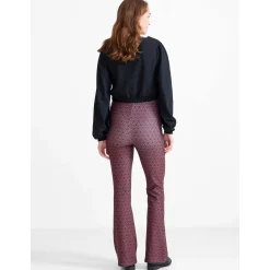 Broeken*Prénatal zwangerschapsbroek lang  rood Black