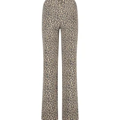 Broeken*Prénatal zwangerschapsbroek lang panterprint beige Almond