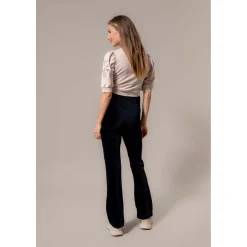 Basics|Broeken*Prénatal zwangerschapsbroek lang effen zwart Black