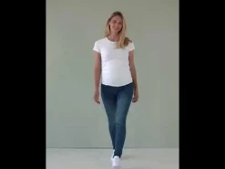 Basics|Jeans*Prénatal zwangerschapsjeans lang effen blauw Mid Blue Denim